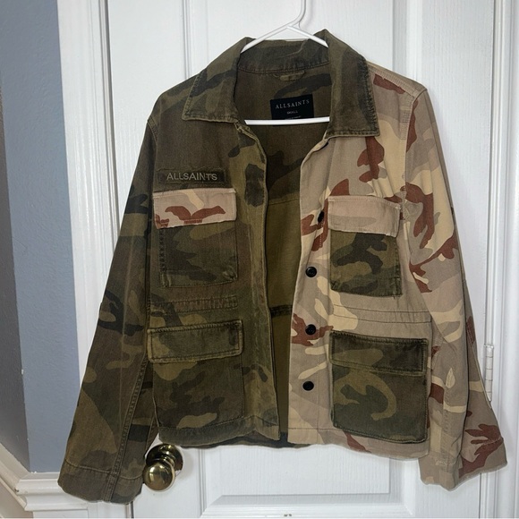 All Saints Jackets & Blazers - ALL SAINTS Camouflage Jacket Women's Small